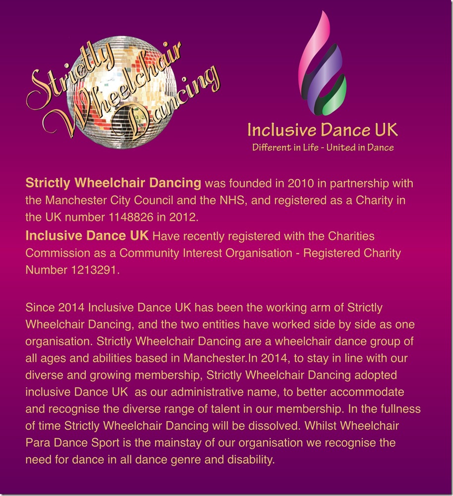 Strictly Wheelchair dancing